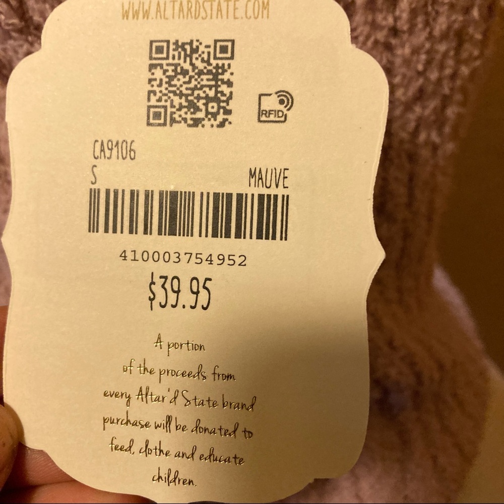 ALTAR’D STATE INTIMATES soft mauve tank top - Picture 5 of 5